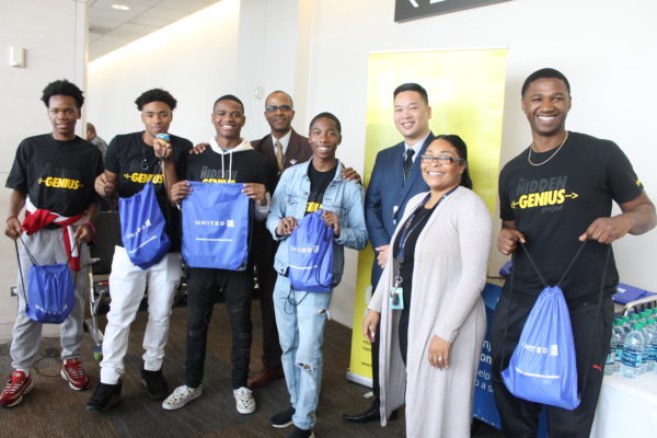 United Airlines, the official Airlines of The Hidden Genius Project, sends us off to London.