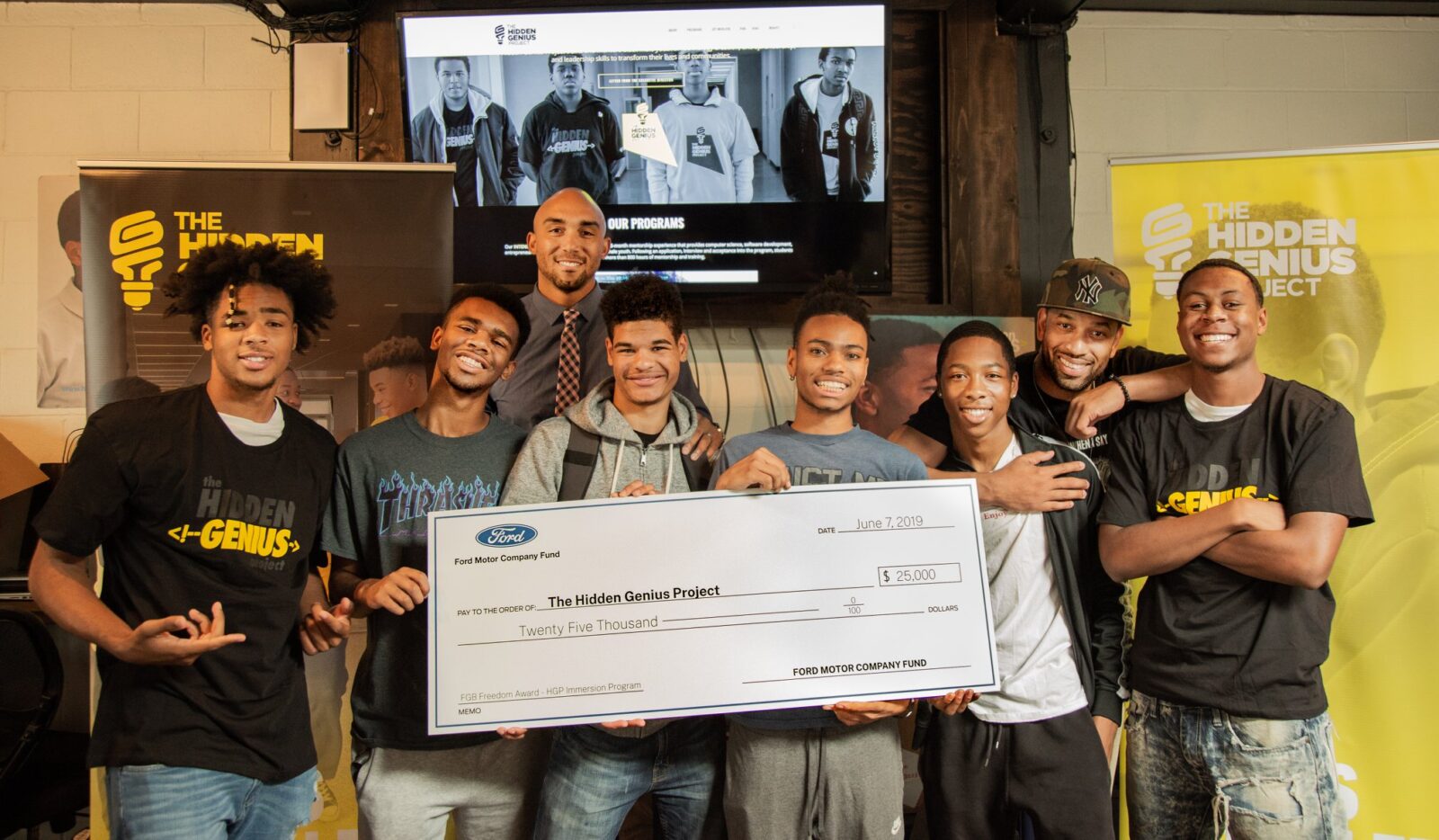 Ford Presents Inaugural Ford Gives Back (FGB) Freedom Award to The Hidden Genius Project