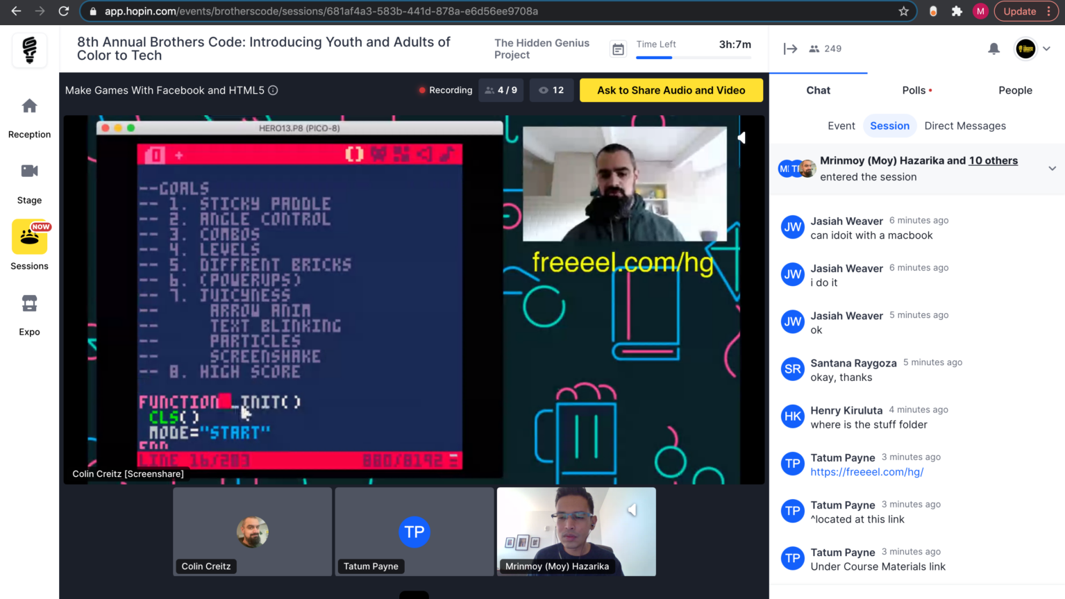 Copy of HTML5YouthSession-BrothersCode2020-TheHiddenGeniusProject