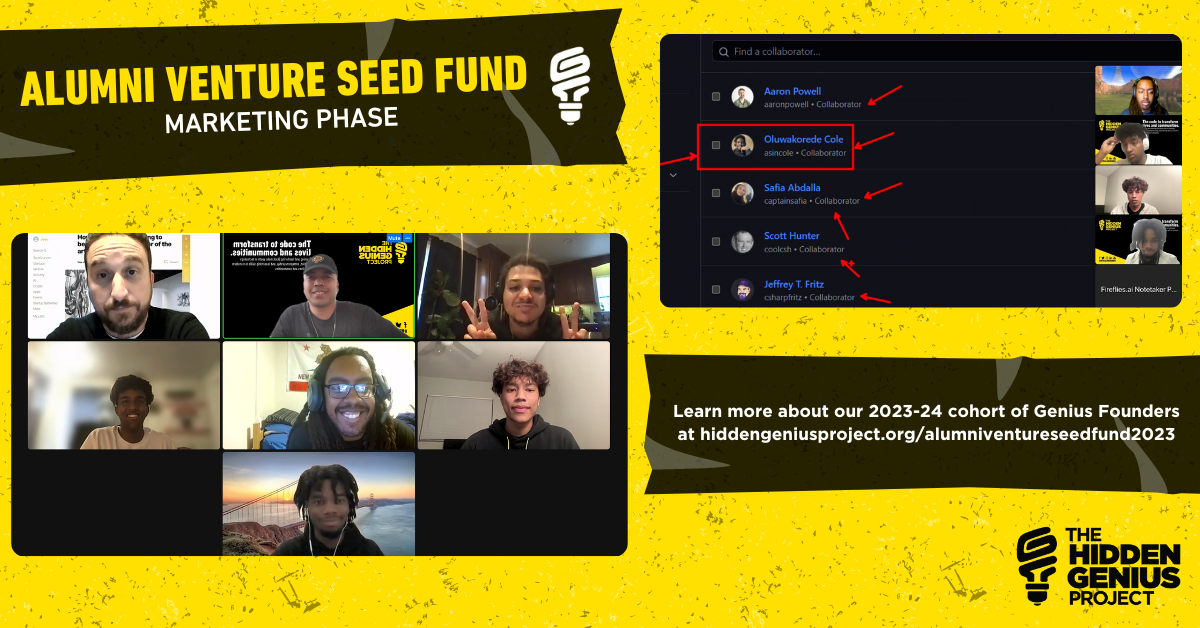 MARKETING PHASE: ALUMNI VENTURE SEED FUND 2023-24 - The Hidden Genius ...